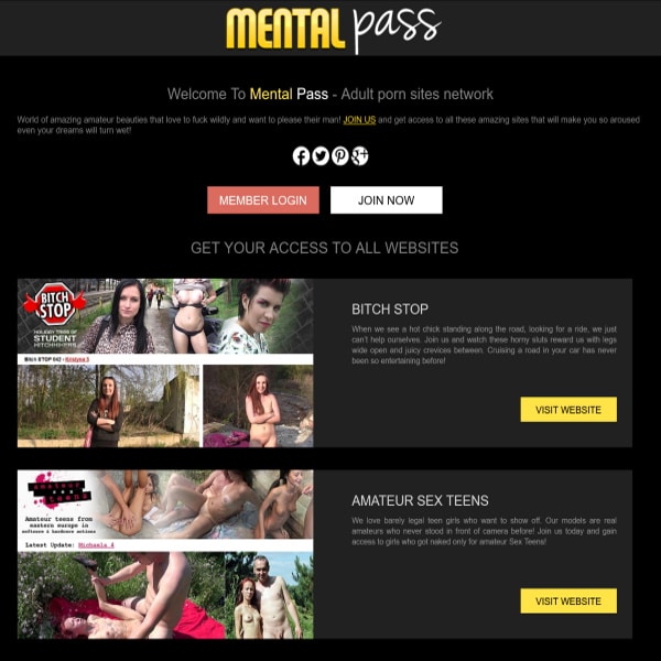 Mentalpass homepage