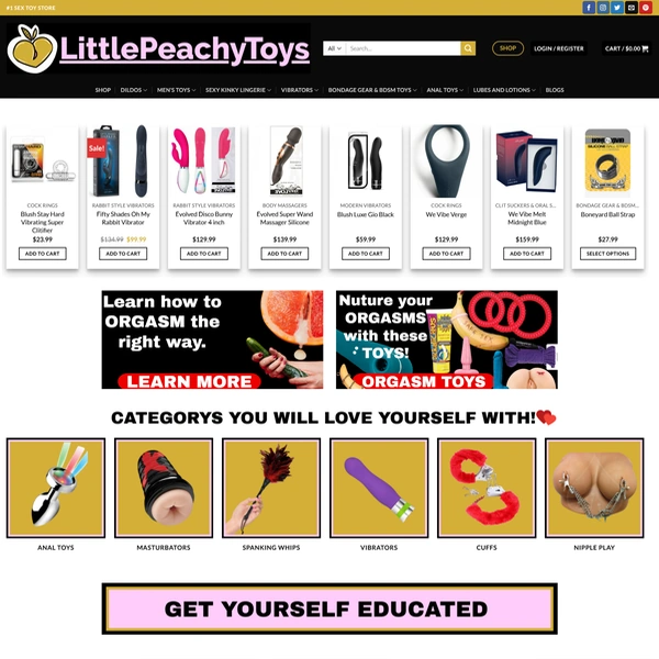 LittlePeachyToys homepage