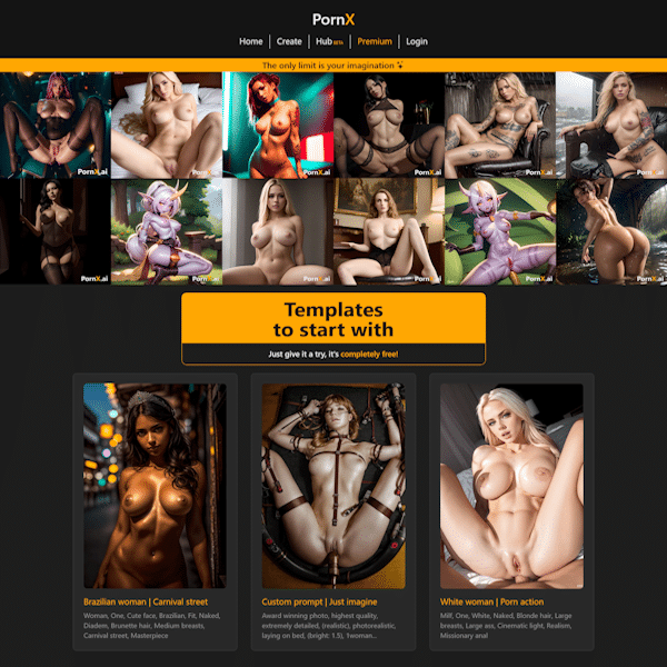 PornX-ai homepage